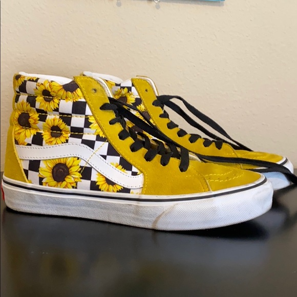 high top sunflower vans